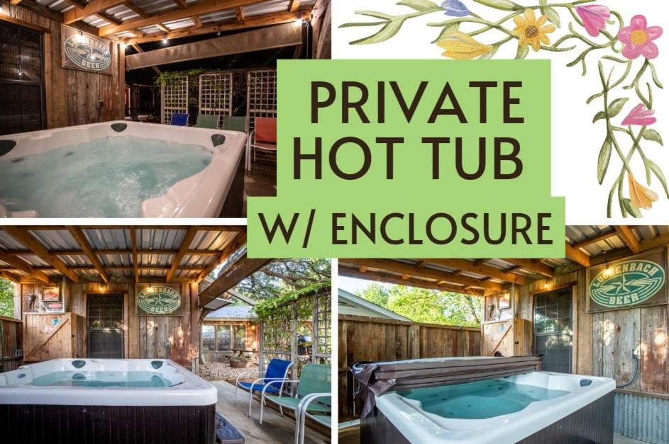 Pet Friendly! Hot Tub, 2mins From Main, Fire Pit Fredericksburg